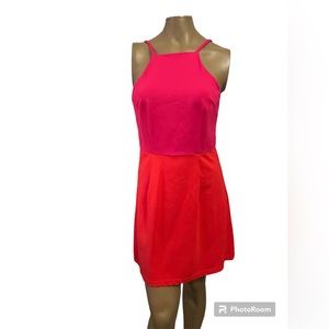 12th heart pink and red dress